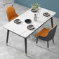 1/3/5/7 Pcs Metal Modern Dining Set with Rectangle Table Dinette Set 3 Pieces: White Table, 2 Chairs Clearhalo 'Dining Room Sets' 'Dining Tables & Seating' 'dining_room_set' 'Furniture' 'furniture_dining_room_set' 'Kitchen & Dining Furniture' 'kitchen&dining_furn' 'kitchen' 4439146