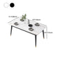 1/3/5/7 Pcs Metal Modern Dining Set with Rectangle Table Dinette Set Clearhalo 'Dining Room Sets' 'Dining Tables & Seating' 'dining_room_set' 'Furniture' 'furniture_dining_room_set' 'Kitchen & Dining Furniture' 'kitchen&dining_furn' 'kitchen' 4439162