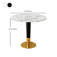 1/2/4/5 Pcs Metal Glam Style Dining Set with Round Table Dinette Set Clearhalo 'Dining Room Sets' 'Dining Tables & Seating' 'dining_room_set' 'furn' 'furn_dining_room_set' 'Furniture' 'furniture_dining_room_set' 'Kitchen & Dining Furniture' 'kitchen&dining_furn' 'kitchen' 4439184
