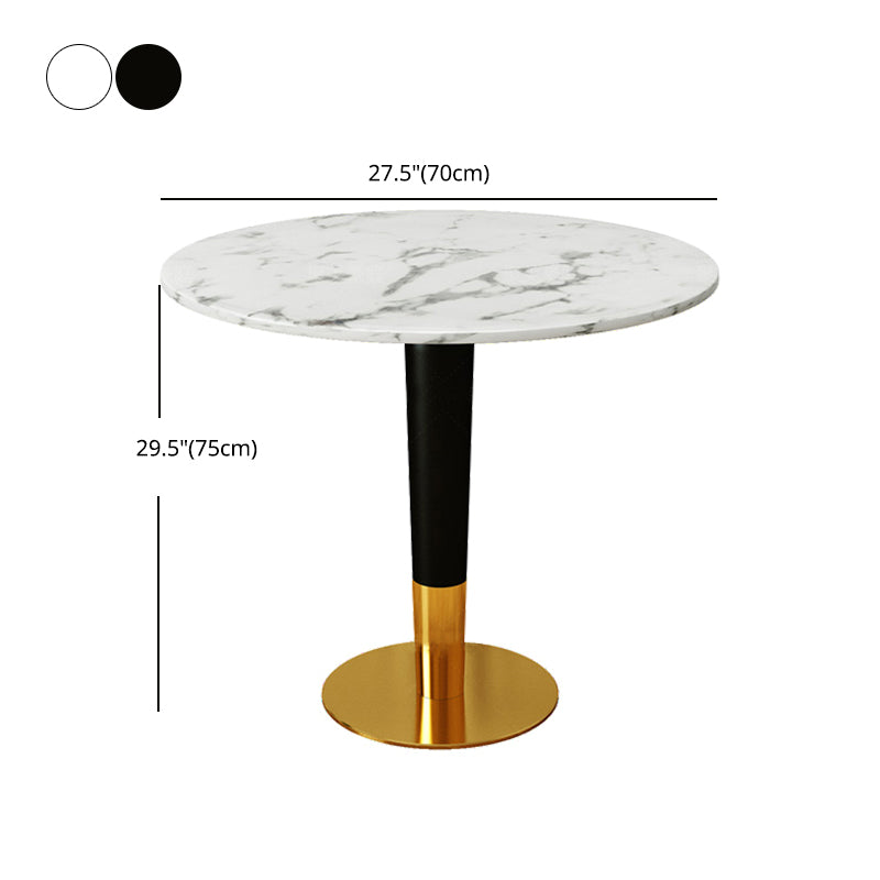 1/2/4/5 Pcs Metal Glam Style Dining Set with Round Table Dinette Set Clearhalo 'Dining Room Sets' 'Dining Tables & Seating' 'dining_room_set' 'furn' 'furn_dining_room_set' 'Furniture' 'furniture_dining_room_set' 'Kitchen & Dining Furniture' 'kitchen&dining_furn' 'kitchen' 4439184