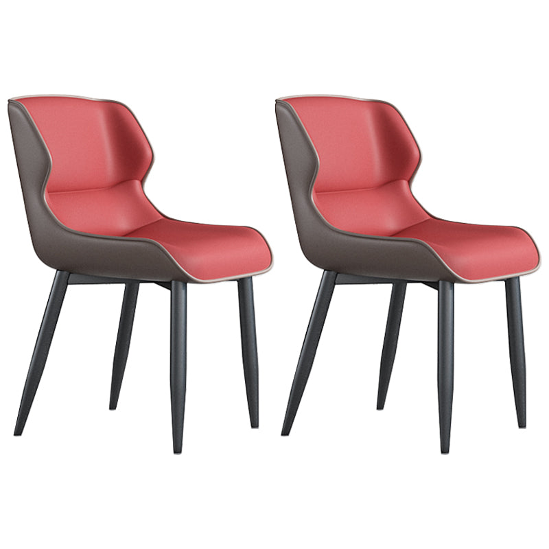 Modern 1/2/5/9 Pieces Rectangle Dining Set with Sintered Stone Table Dinette Set 2 Red Chairs Clearhalo 'Dining Room Sets' 'Dining Tables & Seating' 'dining_room_set' 'furn' 'furn_dining_room_set' 'Furniture' 'furniture_dining_room_set' 'Kitchen & Dining Furniture' 'kitchen&dining_furn' 'kitchen' 4439192
