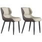 Modern 1/2/5/9 Pieces Rectangle Dining Set with Sintered Stone Table Dinette Set 2 Beige Chairs Clearhalo 'Dining Room Sets' 'Dining Tables & Seating' 'dining_room_set' 'furn' 'furn_dining_room_set' 'Furniture' 'furniture_dining_room_set' 'Kitchen & Dining Furniture' 'kitchen&dining_furn' 'kitchen' 4439194