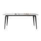 Modern 1/2/5/9 Pieces Rectangle Dining Set with Sintered Stone Table Dinette Set White 79"L x 35"W Clearhalo 'Dining Room Sets' 'Dining Tables & Seating' 'dining_room_set' 'furn' 'furn_dining_room_set' 'Furniture' 'furniture_dining_room_set' 'Kitchen & Dining Furniture' 'kitchen&dining_furn' 'kitchen' 4439195