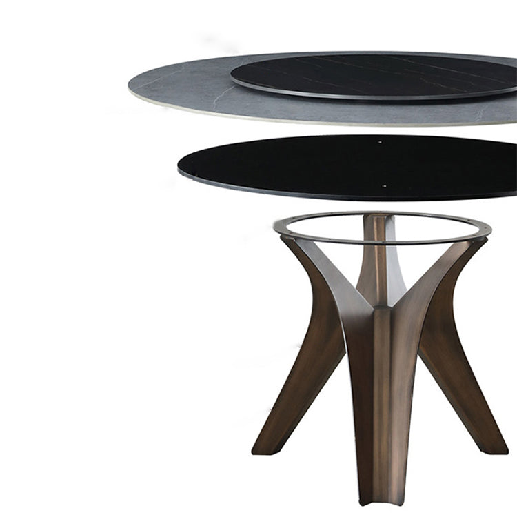 1/2/4/5/7 Pcs Metal Modern Dining Set with Round Table Dinette Set Clearhalo 'Dining Room Sets' 'Dining Tables & Seating' 'dining_room_set' 'furn' 'furn_dining_room_set' 'Furniture' 'furniture_dining_room_set' 'Kitchen & Dining Furniture' 'kitchen&dining_furn' 'kitchen' 4439229