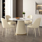 Nordic 1/2/5/7 Pieces Round Dinette Set with Sintered Stone Table and Chairs Furniture 5 Pieces: Table, 4 Chairs Clearhalo 'Dining Room Sets' 'Dining Tables & Seating' 'dining_room_set' 'furn' 'furn_dining_room_set' 'Furniture' 'furniture_dining_room_set' 'Kitchen & Dining Furniture' 'kitchen&dining_furn' 'kitchen' 4439281