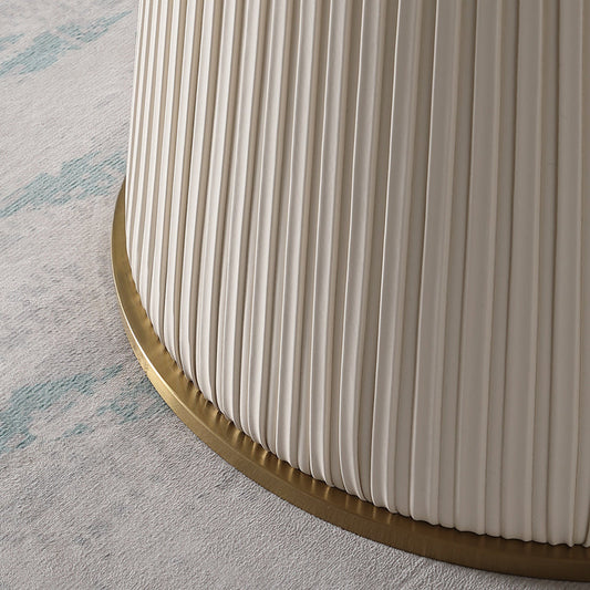 Nordic 1/2/5/7 Pieces Round Dinette Set with Sintered Stone Table and Chairs Furniture Clearhalo 'Dining Room Sets' 'Dining Tables & Seating' 'dining_room_set' 'furn' 'furn_dining_room_set' 'Furniture' 'furniture_dining_room_set' 'Kitchen & Dining Furniture' 'kitchen&dining_furn' 'kitchen' 4439292