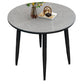 Stone Dining Site Table Industrial Style Dining Room Table for Dining Room Round Gray Clearhalo ' dining_table' 'Dining Tables & Seating' 'Dining Tables' 'furn' 'furn_dining_table' 'Furniture' 'furniture_dining_table' 'Kitchen & Dining Furniture' 'kitchen&dining_furn' 'kitchen' 'kitchen_dining_table' 4439314