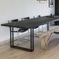 Rectangle Industrial Dining Table Solid Wood Fixed Dinette Table Clearhalo ' dining_table' 'Dining Tables & Seating' 'Dining Tables' 'furn' 'furn_dining_table' 'Furniture' 'furniture_dining_table' 'Kitchen & Dining Furniture' 'kitchen&dining_furn' 'kitchen' 'kitchen_dining_table' 4439405