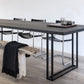 Rectangle Industrial Dining Table Solid Wood Fixed Dinette Table Clearhalo ' dining_table' 'Dining Tables & Seating' 'Dining Tables' 'furn' 'furn_dining_table' 'Furniture' 'furniture_dining_table' 'Kitchen & Dining Furniture' 'kitchen&dining_furn' 'kitchen' 'kitchen_dining_table' 4439407