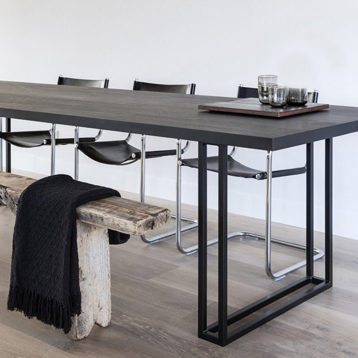 Rectangle Industrial Dining Table Solid Wood Fixed Dinette Table Clearhalo ' dining_table' 'Dining Tables & Seating' 'Dining Tables' 'furn' 'furn_dining_table' 'Furniture' 'furniture_dining_table' 'Kitchen & Dining Furniture' 'kitchen&dining_furn' 'kitchen' 'kitchen_dining_table' 4439407