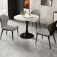 Stone Pedestal Dinning Table Contemporary Style Round Furniture for Indoor Clearhalo ' dining_table' 'Dining Tables & Seating' 'Dining Tables' 'furn' 'furn_dining_table' 'Furniture' 'furniture_dining_table' 'Kitchen & Dining Furniture' 'kitchen&dining_furn' 'kitchen' 'kitchen_dining_table' 4439427