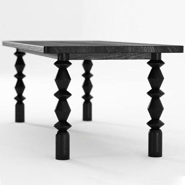 Rectangle Casual Dining Table Solid Wood Fixed Table with 4 Legs Clearhalo ' dining_table' 'Dining Tables & Seating' 'Dining Tables' 'furn' 'furn_dining_table' 'Furniture' 'furniture_dining_table' 'Kitchen & Dining Furniture' 'kitchen&dining_furn' 'kitchen' 'kitchen_dining_table' 4439454