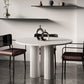 Round Pedestal Base Dining Site Table Modern Dinette Table for Indoor Wood White 35.4"L x 35.4"W x 29.5"H Clearhalo ' dining_table' 'Dining Tables & Seating' 'Dining Tables' 'furn' 'furn_dining_table' 'Furniture' 'furniture_dining_table' 'Kitchen & Dining Furniture' 'kitchen&dining_furn' 'kitchen' 'kitchen_dining_table' 4439479
