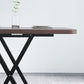 Industrial Extendable MDF Dining Table Square Standard Dining Table for Kitchen Clearhalo ' dining_table' 'Dining Tables & Seating' 'Dining Tables' 'furn' 'furn_dining_table' 'Furniture' 'furniture_dining_table' 'Kitchen & Dining Furniture' 'kitchen&dining_furn' 'kitchen' 'kitchen_dining_table' 4439497