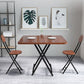 Industrial Extendable MDF Dining Table Square Standard Dining Table for Kitchen Clearhalo ' dining_table' 'Dining Tables & Seating' 'Dining Tables' 'furn' 'furn_dining_table' 'Furniture' 'furniture_dining_table' 'Kitchen & Dining Furniture' 'kitchen&dining_furn' 'kitchen' 'kitchen_dining_table' 4439501