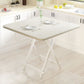 Industrial Extendable MDF Dining Table Square Standard Dining Table for Kitchen Clearhalo ' dining_table' 'Dining Tables & Seating' 'Dining Tables' 'furn' 'furn_dining_table' 'Furniture' 'furniture_dining_table' 'Kitchen & Dining Furniture' 'kitchen&dining_furn' 'kitchen' 'kitchen_dining_table' 4439504