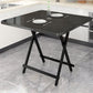 Industrial Extendable MDF Dining Table Square Standard Dining Table for Kitchen Black 27.6"L x 27.6"W x 29.1"H Without Chairs Clearhalo ' dining_table' 'Dining Tables & Seating' 'Dining Tables' 'furn' 'furn_dining_table' 'Furniture' 'furniture_dining_table' 'Kitchen & Dining Furniture' 'kitchen&dining_furn' 'kitchen' 'kitchen_dining_table' 4439505