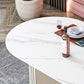 Modern Standard Oval Dining Table Sintered Stone Dining Table for Kitchen Clearhalo ' dining_table' 'Dining Tables & Seating' 'Dining Tables' 'furn' 'furn_dining_table' 'Furniture' 'furniture_dining_table' 'Kitchen & Dining Furniture' 'kitchen&dining_furn' 'kitchen' 'kitchen_dining_table' 4439528
