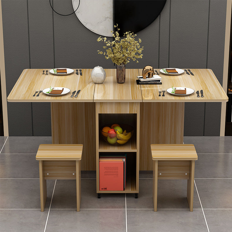 Mid-Century Style Dining Table Rectangle Wooden Home Use Dining Table Clearhalo ' dining_table' 'Dining Tables & Seating' 'Dining Tables' 'furn' 'furn_dining_table' 'Furniture' 'furniture_dining_table' 'Kitchen & Dining Furniture' 'kitchen&dining_furn' 'kitchen' 'kitchen_dining_table' 4439550