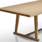 Solid Wood Contemporary Rectangular Dining Table Wood Top Table for Dining Room Clearhalo ' dining_table' 'Dining Tables & Seating' 'Dining Tables' 'furn' 'furn_dining_table' 'Furniture' 'furniture_dining_table' 'Kitchen & Dining Furniture' 'kitchen&dining_furn' 'kitchen' 'kitchen_dining_table' 4439608