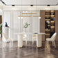 Minimalist Oval Shape White Dining Table Standard Sintered Stone Dining Table for Kitchen White 55.1"L x 31.5"W x 29.5"H Without Chairs Clearhalo ' dining_table' 'Dining Tables & Seating' 'Dining Tables' 'furn' 'furn_dining_table' 'Furniture' 'furniture_dining_table' 'Kitchen & Dining Furniture' 'kitchen&dining_furn' 'kitchen' 'kitchen_dining_table' 4439617