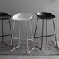 Modern Style Bar-stool Sled Metal Legs Bucket PP Seat Barstool with Footrest for Bar Clearhalo 'Bar Furniture' 'Bar Stools' 'bar_stools' 'furn' 'furn_bar_stools' 'furniture_bar_stools' 'Kitchen & Dining Furniture' 'kitchen&dining_furn' 'kitchen' 'kitchen_furn' Furniture' 4439774