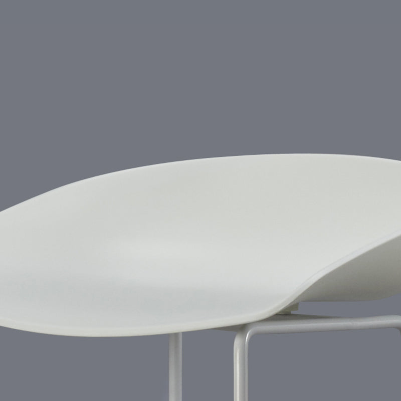 Modern Style Bar-stool Sled Metal Legs Bucket PP Seat Barstool with Footrest for Bar Clearhalo 'Bar Furniture' 'Bar Stools' 'bar_stools' 'furn' 'furn_bar_stools' 'furniture_bar_stools' 'Kitchen & Dining Furniture' 'kitchen&dining_furn' 'kitchen' 'kitchen_furn' Furniture' 4439781