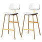 Modern Style Bar-stool Metal Legs Bucket Leather Seat Barstool for Restaurant Kitchen White-Gold 2 Piece Set Counter Stool(26"H) Clearhalo 'Bar Furniture' 'Bar Stools' 'bar_stools' 'furn' 'furn_bar_stools' 'furniture_bar_stools' 'Kitchen & Dining Furniture' 'kitchen&dining_furn' 'kitchen' 'kitchen_furn' Furniture' 4439934