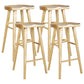 Modern Style Bar-stool Wooden Legs Barstool with Footrest for Restaurant 4 Piece Set Bar Stool(30"H) Clearhalo 'Bar Furniture' 'Bar Stools' 'bar_stools' 'furn' 'furn_bar_stools' 'furniture_bar_stools' 'Kitchen & Dining Furniture' 'kitchen&dining_furn' 'kitchen' 'kitchen_furn' Furniture' 4439972