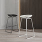 Modern Style Bar-stool Sled Legs with Iron Footrest Low Back Barstool for Kitchen Clearhalo 'Bar Furniture' 'Bar Stools' 'bar_stools' 'furn' 'furn_bar_stools' 'furniture_bar_stools' 'Kitchen & Dining Furniture' 'kitchen&dining_furn' 'kitchen' 'kitchen_furn' Furniture' 4440064