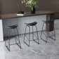 Modern Style Bar-stool Sled Legs with Iron Footrest Low Back Barstool for Kitchen Clearhalo 'Bar Furniture' 'Bar Stools' 'bar_stools' 'furn' 'furn_bar_stools' 'furniture_bar_stools' 'Kitchen & Dining Furniture' 'kitchen&dining_furn' 'kitchen' 'kitchen_furn' Furniture' 4440069