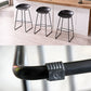 Modern Style Bar-stool Sled Legs with Iron Footrest Low Back Barstool for Kitchen Clearhalo 'Bar Furniture' 'Bar Stools' 'bar_stools' 'furn' 'furn_bar_stools' 'furniture_bar_stools' 'Kitchen & Dining Furniture' 'kitchen&dining_furn' 'kitchen' 'kitchen_furn' Furniture' 4440075