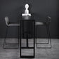 Industrial Rectangle Top Counter Table Stone Top 42-inch Height Table for Coffee Shop Clearhalo 'Bar Furniture' 'Bar Tables' 'bar_tables' 'furn' 'furn_bar_tables' 'Furniture' 'furniture_bar_tables' 'Kitchen & Dining Furniture' 4440089
