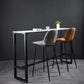 Industrial Rectangle Top Counter Table Stone Top 42-inch Height Table for Coffee Shop Clearhalo 'Bar Furniture' 'Bar Tables' 'bar_tables' 'furn' 'furn_bar_tables' 'Furniture' 'furniture_bar_tables' 'Kitchen & Dining Furniture' 4440090