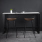 Industrial Rectangle Top Counter Table Stone Top 42-inch Height Table for Coffee Shop Clearhalo 'Bar Furniture' 'Bar Tables' 'bar_tables' 'furn' 'furn_bar_tables' 'Furniture' 'furniture_bar_tables' 'Kitchen & Dining Furniture' 4440093
