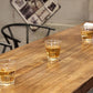 Wood Top Water Pipe Frame Counter Table Industrial 42-inch Height Table for Dinning Room Clearhalo 'Bar Furniture' 'Bar Tables' 'bar_tables' 'furn' 'furn_bar_tables' 'Furniture' 'furniture_bar_tables' 'Kitchen & Dining Furniture' 4440107