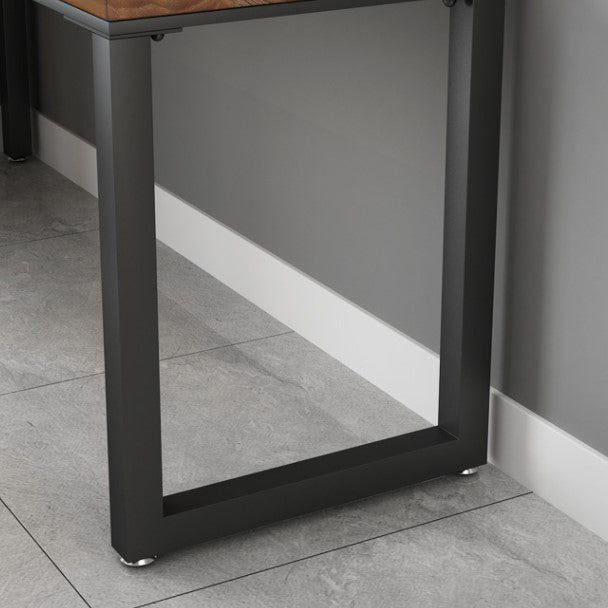 42-inch Height Cocktail Bar Table Industrial Style Wood Top Bar Table for Coffee Shop Clearhalo 'Bar Furniture' 'Bar Tables' 'bar_tables' 'furn' 'furn_bar_tables' 'Furniture' 'furniture_bar_tables' 'Kitchen & Dining Furniture' 4440129