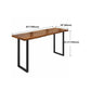 42-inch Height Cocktail Bar Table Industrial Style Wood Top Bar Table for Coffee Shop Clearhalo 'Bar Furniture' 'Bar Tables' 'bar_tables' 'furn' 'furn_bar_tables' 'Furniture' 'furniture_bar_tables' 'Kitchen & Dining Furniture' 4440134