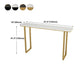Living Room Bar Table 42-inch Height Stone Top and Metal Base Bistro Table Clearhalo 'Bar Furniture' 'Bar Tables' 'bar_tables' 'furn' 'furn_bar_tables' 'Furniture' 'furniture_bar_tables' 'Kitchen & Dining Furniture' 4440154