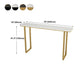 Living Room Bar Table 42-inch Height Stone Top and Metal Base Bistro Table Clearhalo 'Bar Furniture' 'Bar Tables' 'bar_tables' 'furn' 'furn_bar_tables' 'Furniture' 'furniture_bar_tables' 'Kitchen & Dining Furniture' 4440158