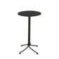 Outdoor Metal Top Counter Table Metal 4 Legs Industrial Style Foldable 42-inch Bar Table Green Round Without Chairs Clearhalo 'Bar Furniture' 'Bar Tables' 'bar_tables' 'furn' 'furn_bar_tables' 'Furniture' 'furniture_bar_tables' 'Kitchen & Dining Furniture' 4440169