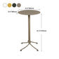 Outdoor Metal Top Counter Table Metal 4 Legs Industrial Style Foldable 42-inch Bar Table Clearhalo 'Bar Furniture' 'Bar Tables' 'bar_tables' 'furn' 'furn_bar_tables' 'Furniture' 'furniture_bar_tables' 'Kitchen & Dining Furniture' 4440177