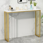 Modern Bar Dining Table Rectangle Bar Height Cocktail Table in Iron Base Clearhalo 'Bar Furniture' 'Bar Tables' 'bar_tables' 'furn' 'furn_bar_tables' 'Furniture' 'furniture_bar_tables' 'Kitchen & Dining Furniture' 4440211