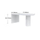 Industrial Style White Bar Table Wood Specialty Top Bistro Table for Living Room Clearhalo 'Bar Furniture' 'Bar Tables' 'bar_tables' 'furn' 'furn_bar_tables' 'Furniture' 'furniture_bar_tables' 'Kitchen & Dining Furniture' 4440372