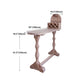 Industrial Style Bar Table Wood Specialty Top 41.3"H Bistro Table with Wine Rack Clearhalo 'Bar Furniture' 'Bar Tables' 'bar_tables' 'furn' 'furn_bar_tables' 'Furniture' 'furniture_bar_tables' 'Kitchen & Dining Furniture' 4440385