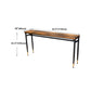 Rectangle Wood Top Counter Table Industrial 42-inch Metal 4 Legs Table for Dining Room Clearhalo 'Bar Furniture' 'Bar Tables' 'bar_tables' 'furn' 'furn_bar_tables' 'Furniture' 'furniture_bar_tables' 'Kitchen & Dining Furniture' 4440514
