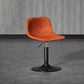 Modern Style Bar-stool with Adjustable Height Swivel Leather Seat for Kitchen Bar 1 Piece Orange Clearhalo 'Bar Furniture' 'Bar Stools' 'bar_stools' 'furn' 'furn_bar_stools' 'furniture_bar_stools' 'Kitchen & Dining Furniture' 'kitchen&dining_furn' 'kitchen' 'kitchen_furn' Furniture' 4440632