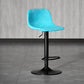 Modern Style Bar-stool with Adjustable Height Swivel Leather Seat for Kitchen Bar 1 Piece Ocean Blue Clearhalo 'Bar Furniture' 'Bar Stools' 'bar_stools' 'furn' 'furn_bar_stools' 'furniture_bar_stools' 'Kitchen & Dining Furniture' 'kitchen&dining_furn' 'kitchen' 'kitchen_furn' Furniture' 4440634