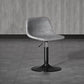 Modern Style Bar-stool with Adjustable Height Swivel Leather Seat for Kitchen Bar 1 Piece Smoke Gray Clearhalo 'Bar Furniture' 'Bar Stools' 'bar_stools' 'furn' 'furn_bar_stools' 'furniture_bar_stools' 'Kitchen & Dining Furniture' 'kitchen&dining_furn' 'kitchen' 'kitchen_furn' Furniture' 4440639