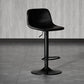 Modern Style Bar-stool with Adjustable Height Swivel Leather Seat for Kitchen Bar 1 Piece Black Clearhalo 'Bar Furniture' 'Bar Stools' 'bar_stools' 'furn' 'furn_bar_stools' 'furniture_bar_stools' 'Kitchen & Dining Furniture' 'kitchen&dining_furn' 'kitchen' 'kitchen_furn' Furniture' 4440643